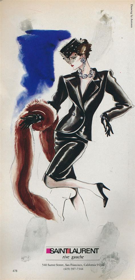 yves saint laurent 1984|yves st laurent art.